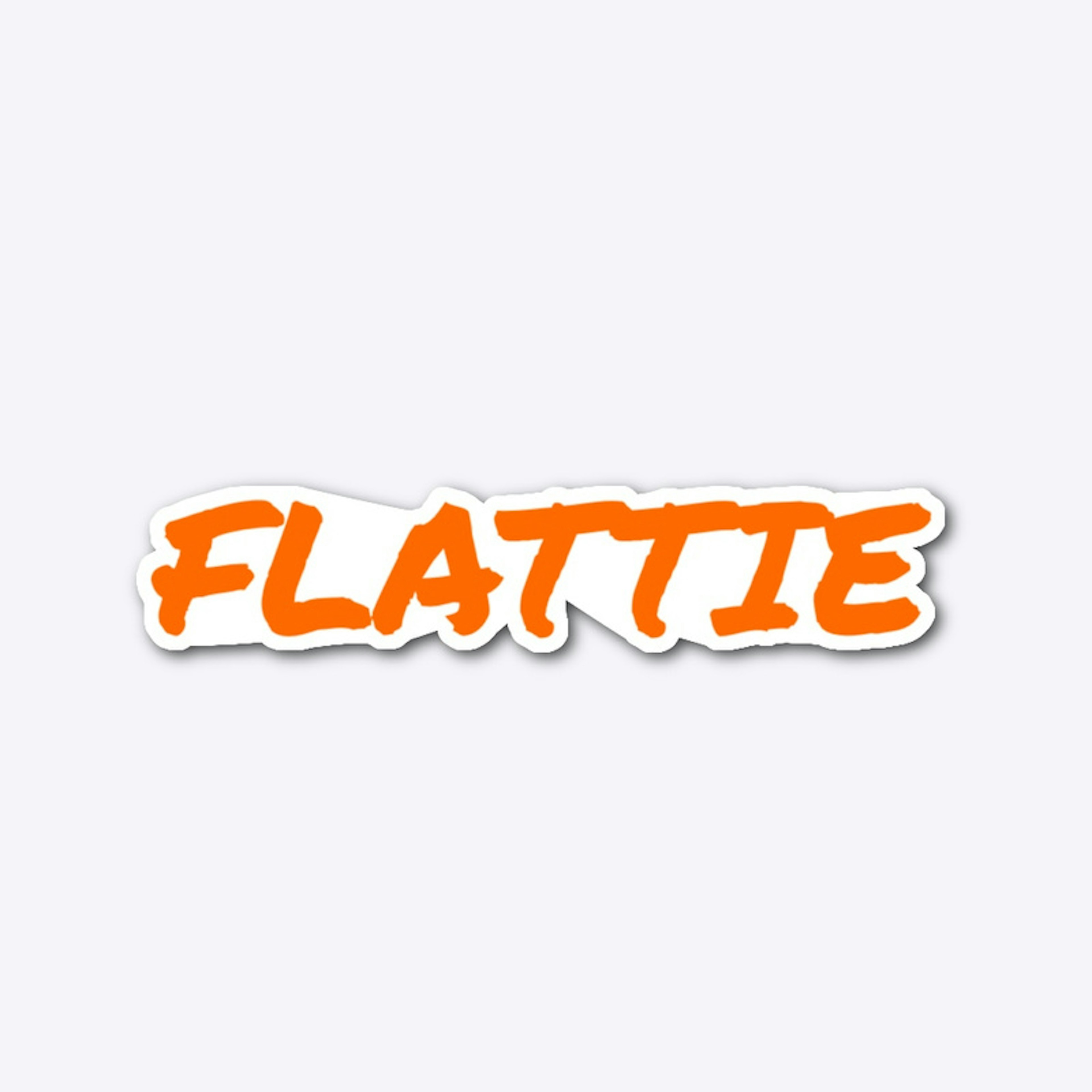 FLATTIE Sticker