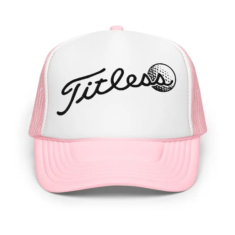 Titless trucker hat